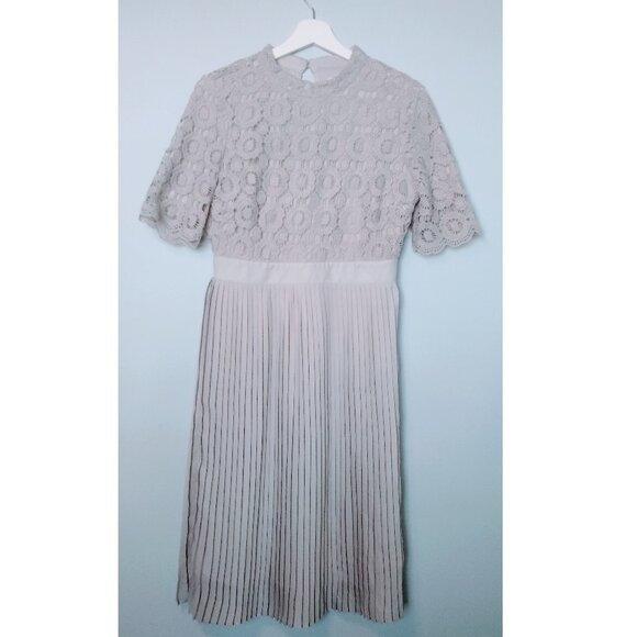 ROOLEE PARTY LACE PLEATED DRESS SIZE S - Picture 3 of 16